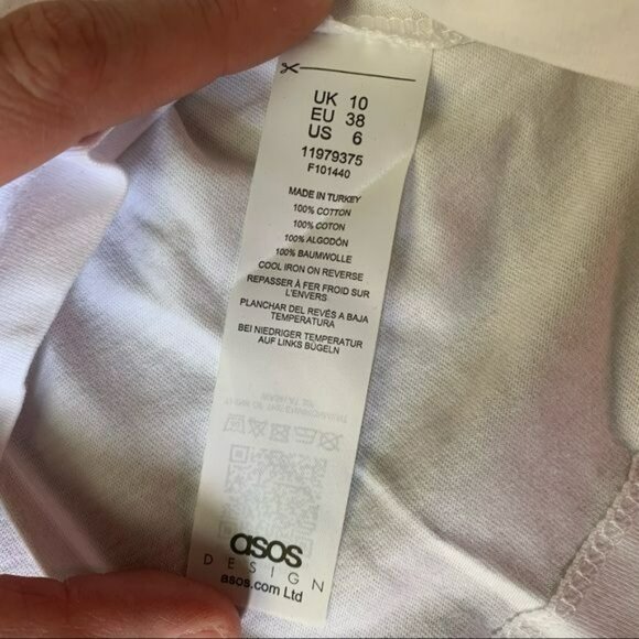 ASOS maternity embroidered forever t-shirt in white - 6 - Picture 6 of 8